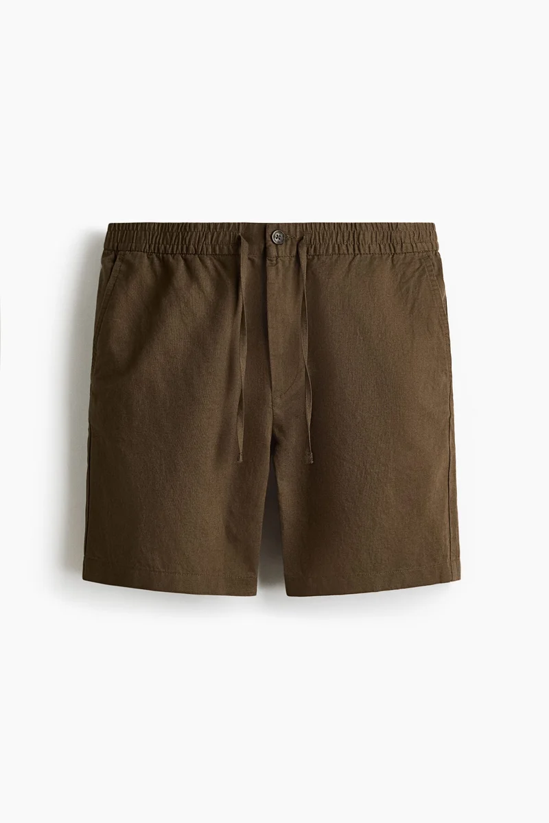 H&M Regular Fit Linen-blend shorts